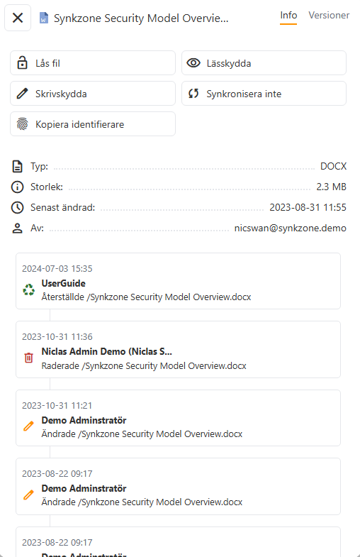 Detaljerad filinformation