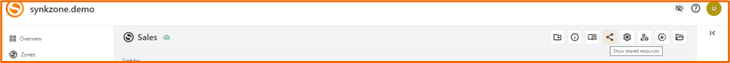 Show shared files